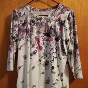 3/4 length sleeve Alfred Dunner top